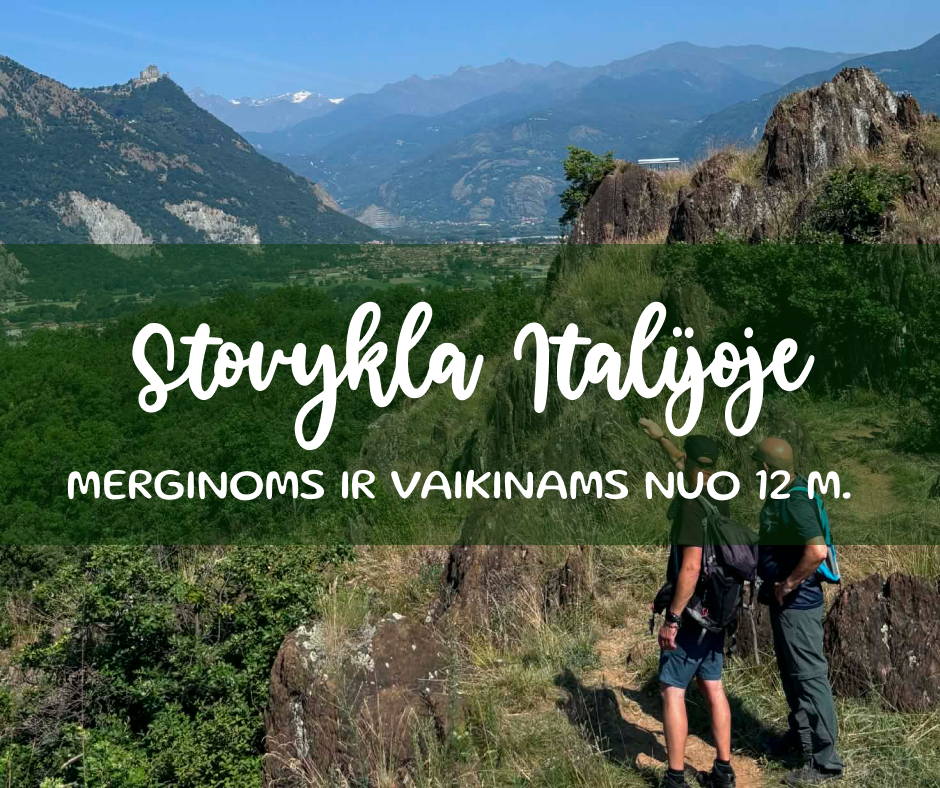 Stovykla paaugliams Italijoje